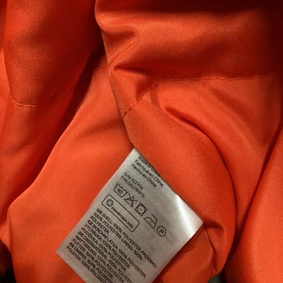 Like New H&M Oversized Bomber Jacket * Small/2* Army Green with Orange Lining - Picture 5 of 8